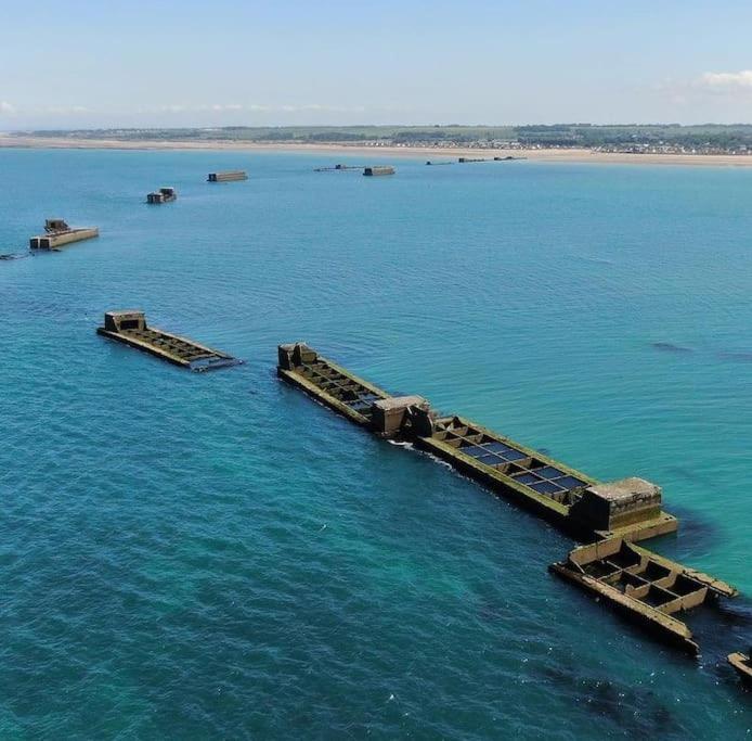 Le Refuge Marin Lägenhet Courseulles-sur-Mer Exteriör bild
