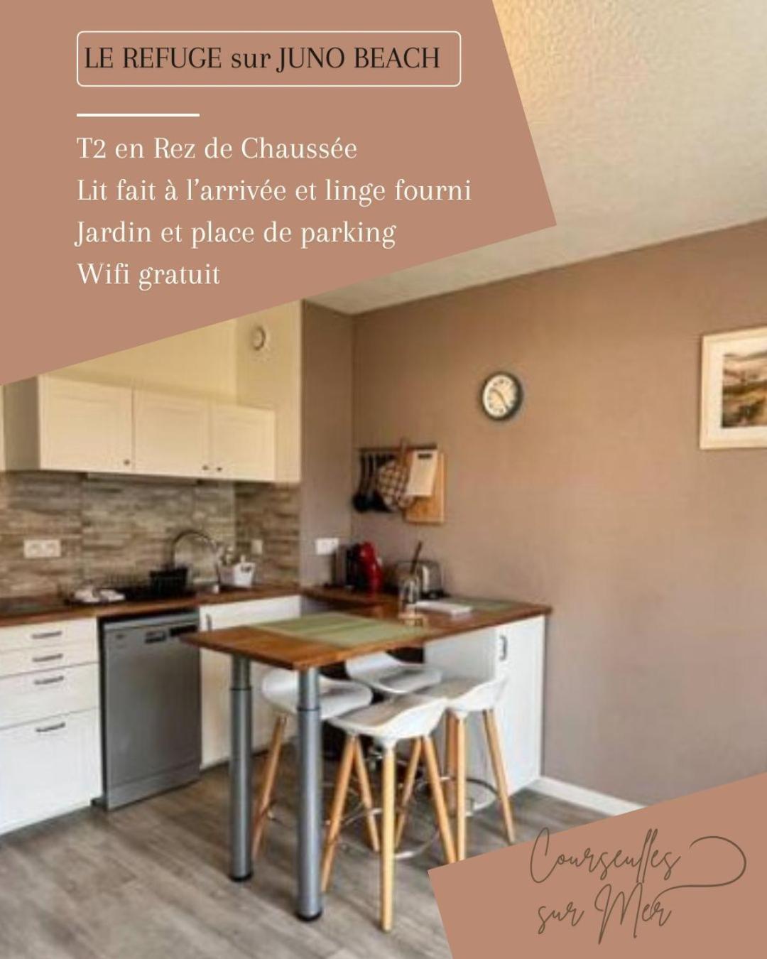 Le Refuge Marin Lägenhet Courseulles-sur-Mer Exteriör bild